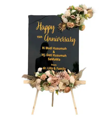 Papan Bunga Akrilik Kaserangan